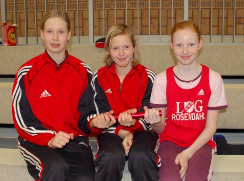 Ein erfolgreiches Trio. Nicole und Nadine Thiemann dominierten zusammen mit Heike Werschmöller in Dülmen den Hochsprungwettbewerb.