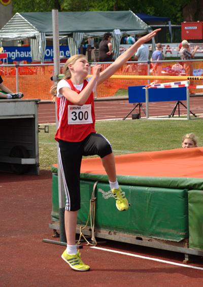 Henrike Weiser verbesserte ihre persönliche Bestleistung auf 1,44m.