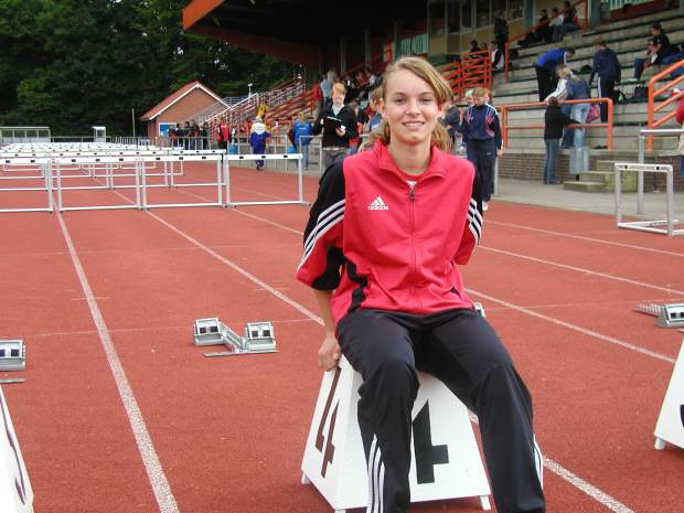 Sarah Reuter scheint für die Westfälischen Mehrkampfmeisterschaften in Bad Oeyhnhausen gerüstet.