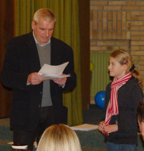 Henrike Weiser wurde in diesem Jahr zum ersten Mal besonders geehrt. Die Zehnjährige wurde Kreismeisterin im Hochsprung.