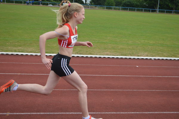 Fenja Telger musste die für sie ungewohnte Strecke von 100m sprinten.