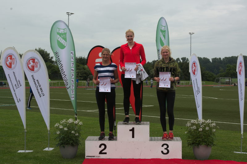 Nach langer Zeit sprang Henrike Weiser nach ihrem Abitur mal wieder mit und wurde direkt Vizemeisterin mit 1,50m. Nadine Thiemann übersprang als Siegerin in der wU20 sogar wieder die 1,62m. 
