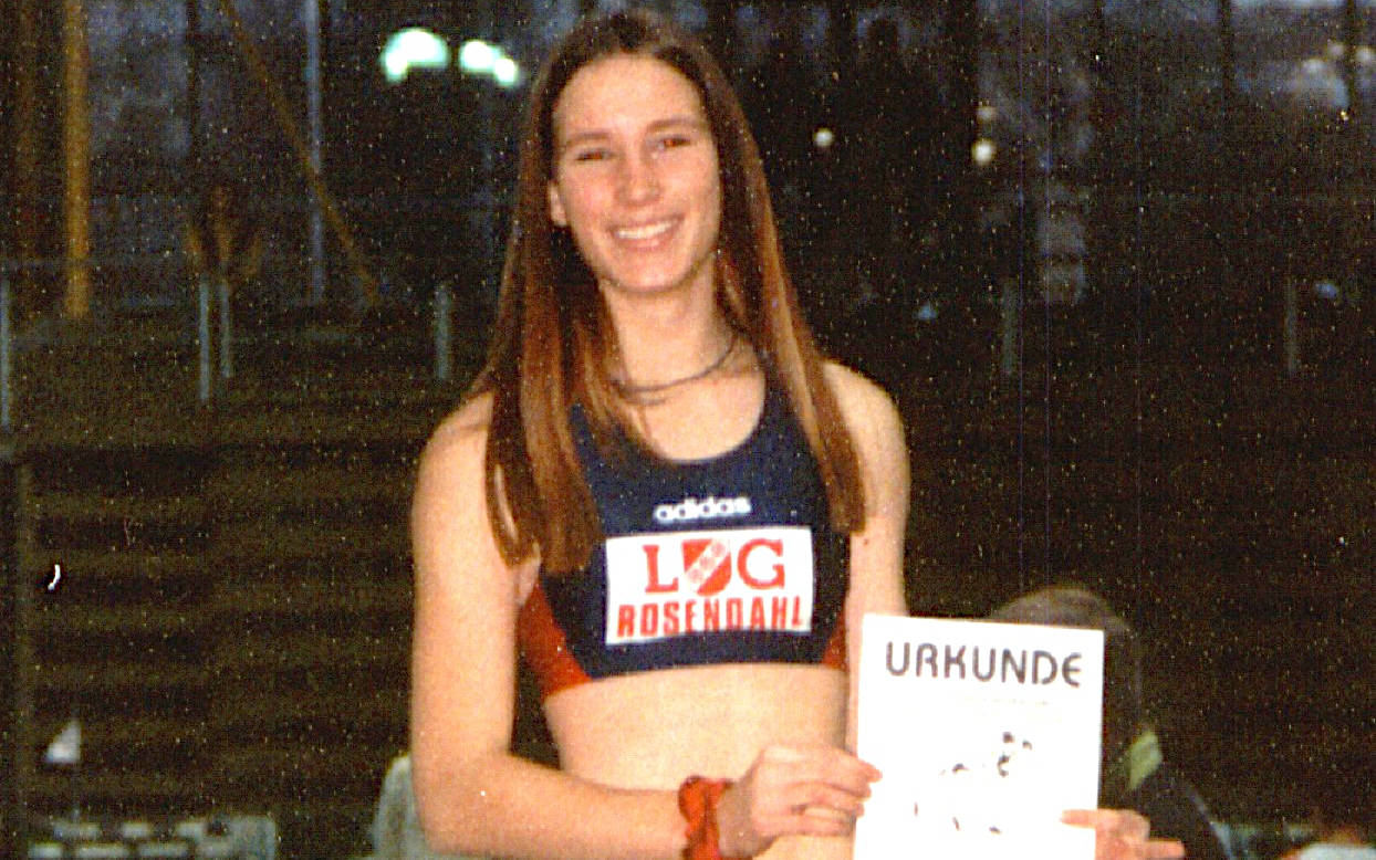 Kirsten Nettels in der Hallensaison 1997