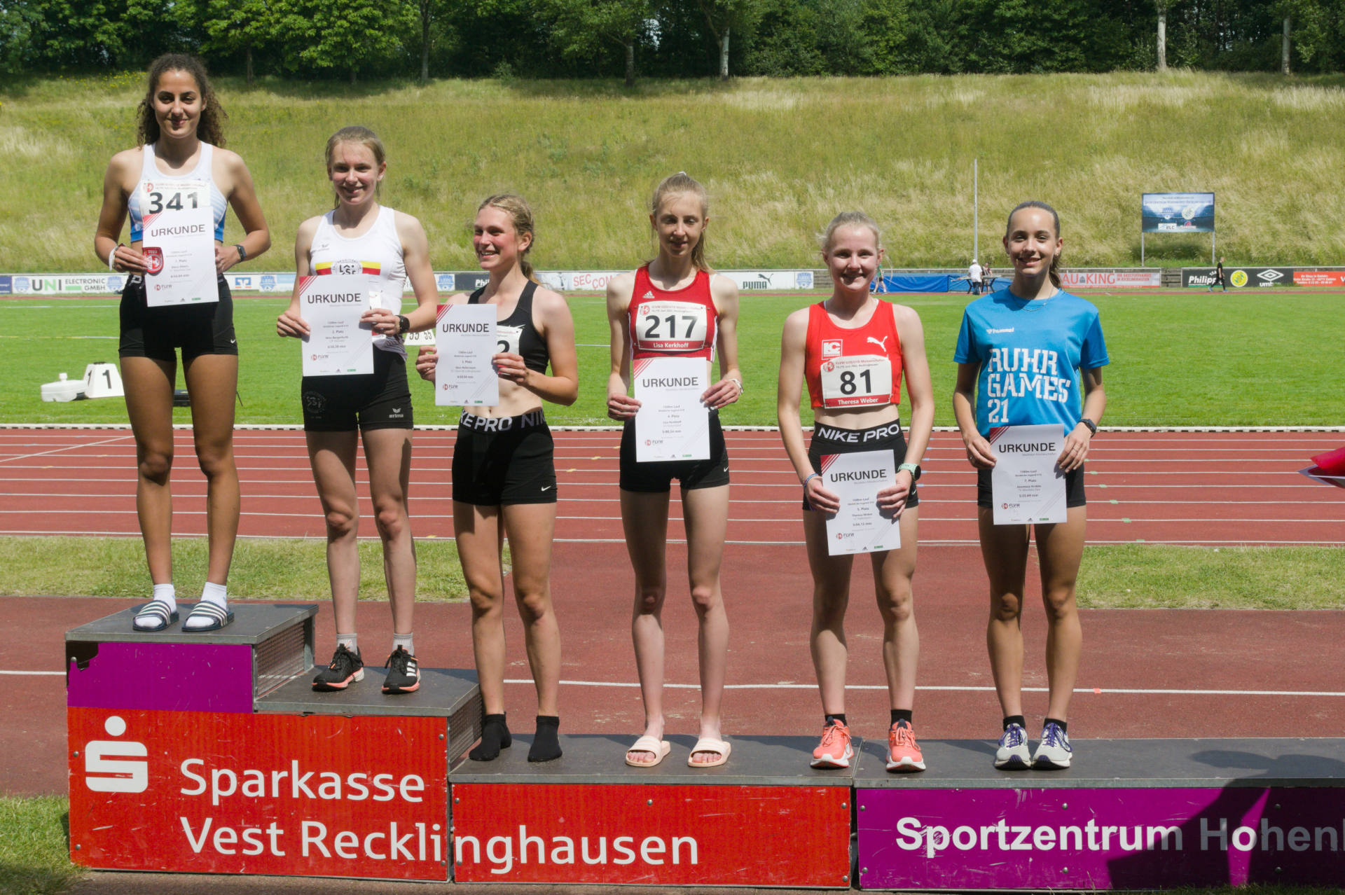 Rang vier für Lisa Kerkhoff bei den Westfälischen U18 Meisterschaften