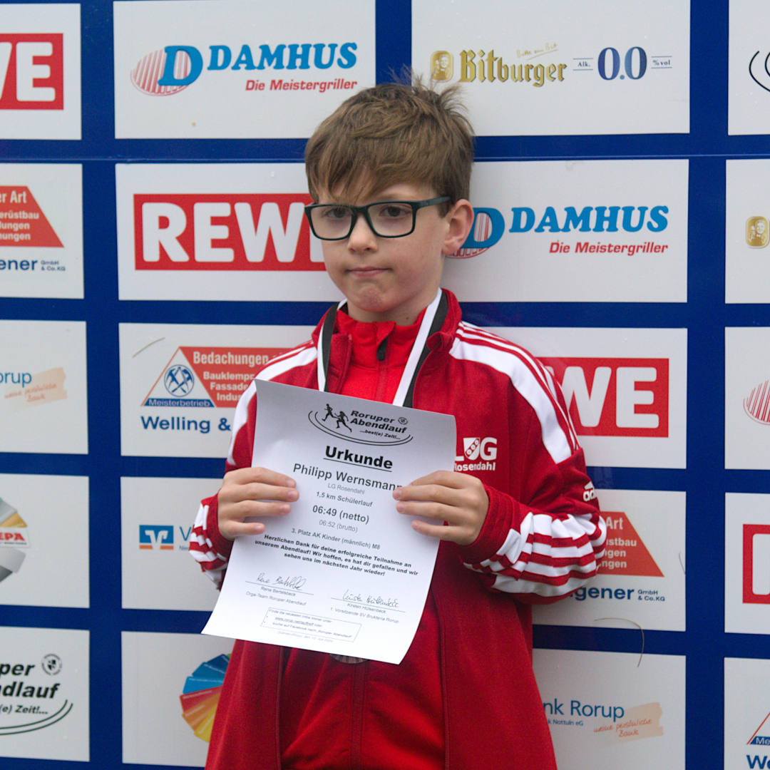 Als 13. kehrte Philipp Wernsmann von der Umkehrstrecke zurück und holte sich hiermit die Bronzemedaille der Jungen M8.