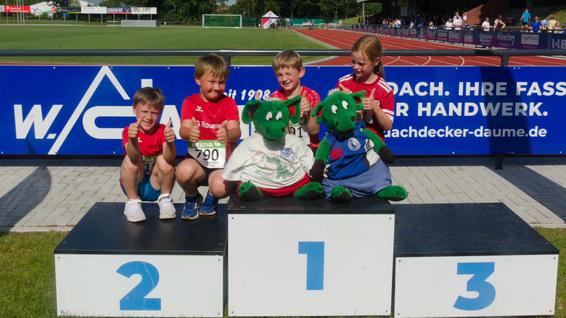 Gestern Abend startete auch einige Kinder aus der U10-Trainingsgruppe bei den Dragos in Stadtlohn