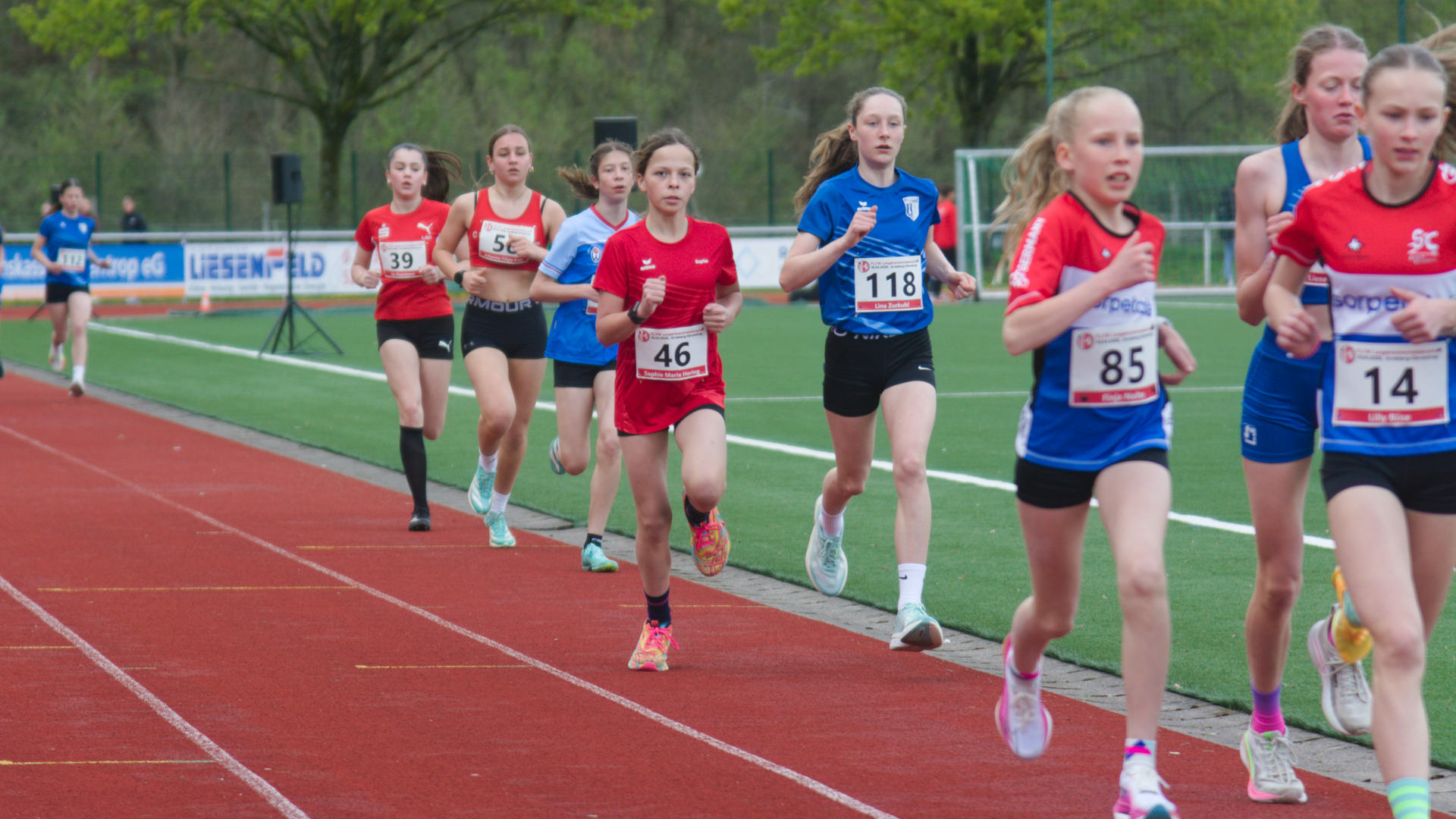 Mit mehr Erfahrung sortierte sich Sophie Marie (46) in das vordere Drittel des Läuferinnenfeldes ein.