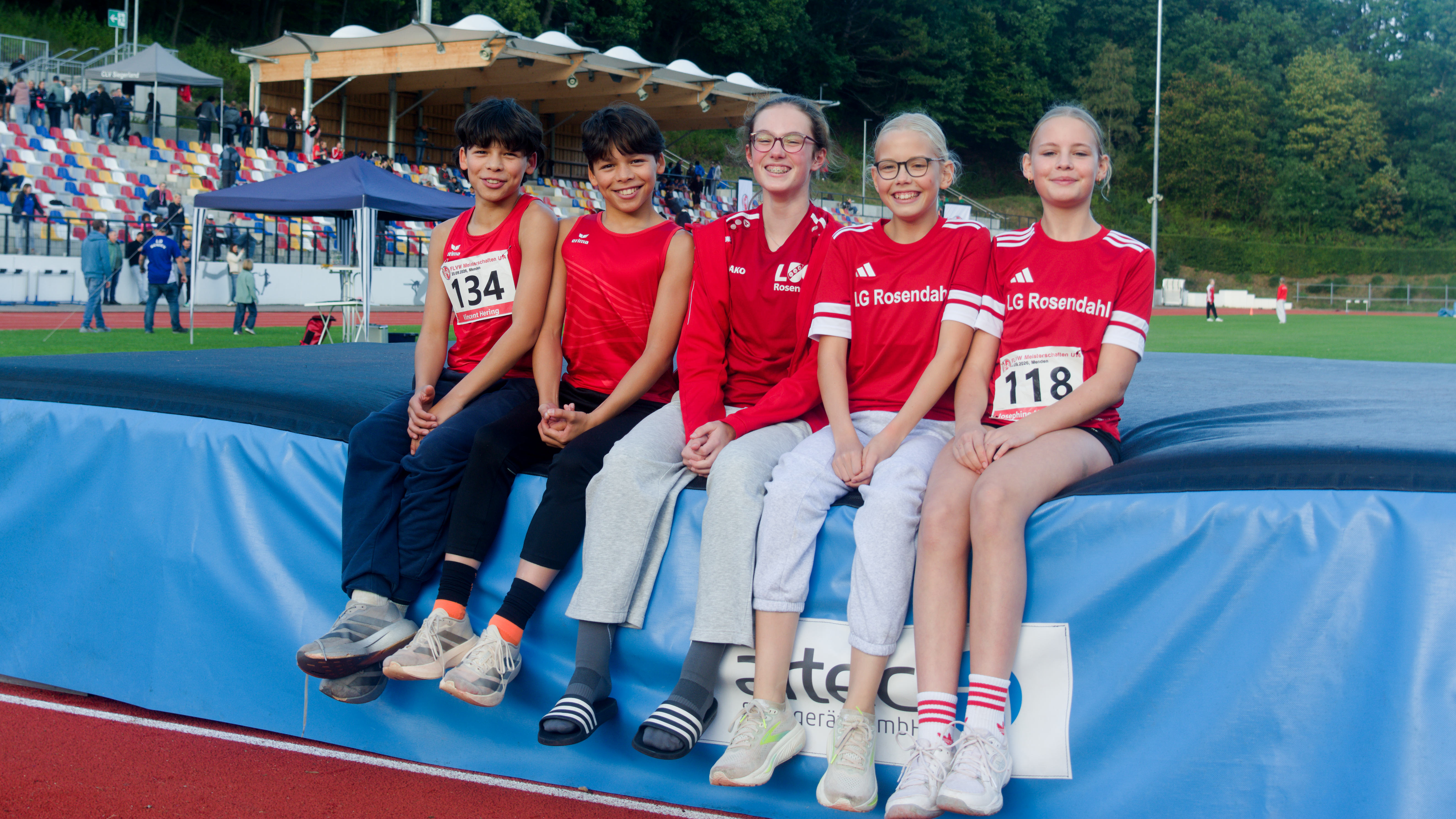 Am Ende eines langen Tages gab es noch ein Gruppenfoto von unserer tollen U14-Truppe.