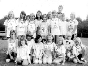 Die C-Schülerinnen Mannschaft 1991